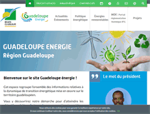 Tablet Screenshot of guadeloupe-energie.gp
